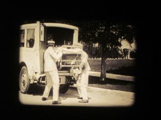 16 mm B & W Sound 529 A Weekend Driver Larry Semon Castle Films 1925 / 1957 6