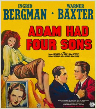 16mm Adam Had Four Sons (1941).  Classic B/w Feature Film.