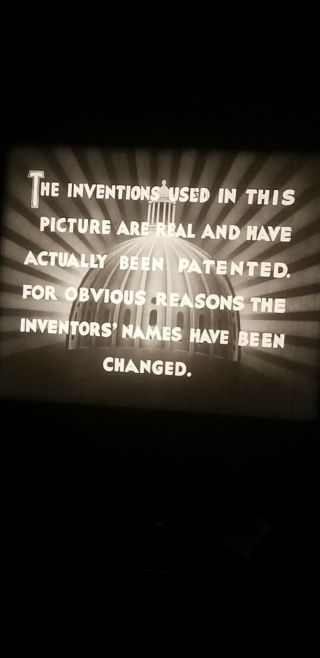 16mm Sound " Crazy Inventions " Pete Smith Comedy 400 
