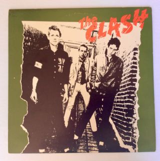 THE CLASH ♫ S/T DEBUT 1ST PRESS NM WHITE LABEL PROMO STERLING 3