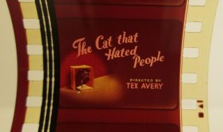35mm Film Tex Avery Cartoon The Cat That Hated People 1948 Fred Quimby Mgm Color