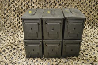 6 Pack 50 Cal M2a1 Ammo Can Completely