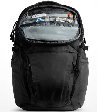 The North Face Router Pack Tnf Black Backpack School Snowboard Skate 3