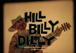 16mm Film - Tv Popeye The Sailor Cartoon - Hillbilly Dilly - Agfa