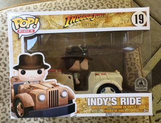 Funko Pop Rides Disney Parks Indiana Jones Indy 