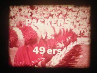 16mm - Nfl Game Of The Week - 1966 - San Francisco Beats Green Bay - Lindsey Nelson