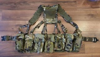 Pilgrim Mtp Para Airborne Webbing & Yoke Tailored Hip Pad Multicam Belt Kit