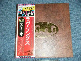 BEATLES Japan 1977 NM 2 - LP,  Obi,  Book LOVE SONGS EAS - 50007/8 2