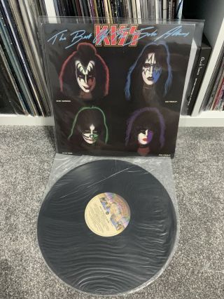 Kiss - The Best Of Solo Albums - Australia Pressing Mega Rare Vinyl,  Stickers