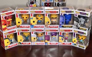 Funko Pop The Simpsons Full Set Of 12 Pops Rare Treehouse Of Horror Exclusives