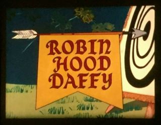 16mm Film " Robin Hood Daffy " Kodak Mylar Stock 1 Week Only