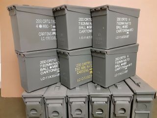 Ammo Can (12 Pack) Once Military 7.  62 / 30 Cal M19a1