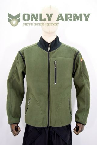 Swiss Army Operators Fleece Jacket Latest Issue Rare Double Layer Thermal Fleece