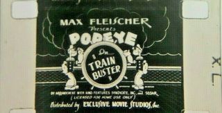 16mm Film | Popeye & Betty Boop " Train Or Bust "