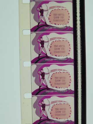 16mm Cinema Reel - 3 Rocket Robin Hood Cartoons - Good