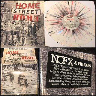 Nofx & Friends Home Street Home Lp Splatter Vinyl Fat Wreck Chords - Punk
