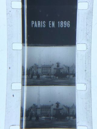 16mm Silent B/w Lumiere Paris 1896 Grand Prix Grwat Early Cinema 200” Vg