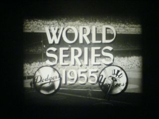 16mm Sound - 1955 World Series - Brooklyn Dodgers Vs.  Ny Yankees - 7 Game Series - B/w