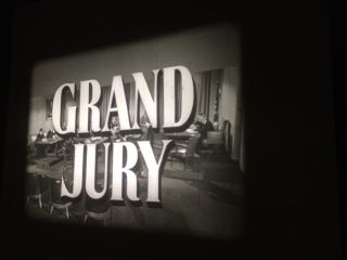 16mm B&w Sound - Grand Jury Episode - Desilu 1200’ Reel (1959) Vg