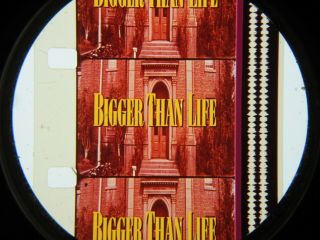 16mm BIGGER THAN LIFE (1956).  Color Drama Feature Film. 5