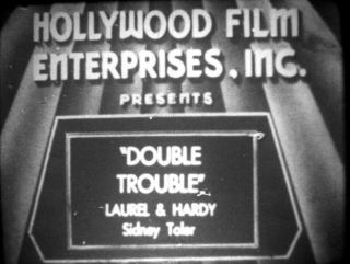 LAUREL & HARDY 16mm FILM DOUBLE TROUBLE 4