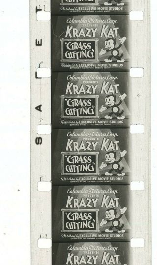 16mm Film Cartoons - Krazy Kat,  Barney Google,  Scrappy,  Our Gang