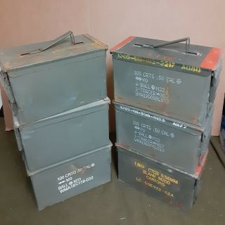 (6 Pack) Scratch And Dent 50 Cal M2a1 Ammo Can