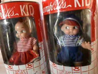 Vtg Campbell’s Soup Can Kids Dolls Bank Rare Collectible Nib 1998 Hors - Ma
