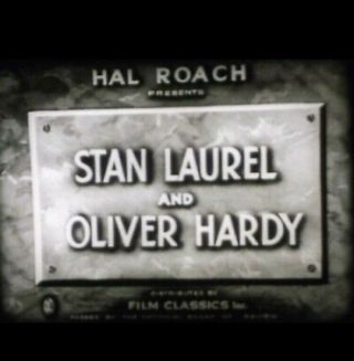 16mm Sound Film: Laurel & Hardy “them Thar Hills” (1934) 700 Ft Reel