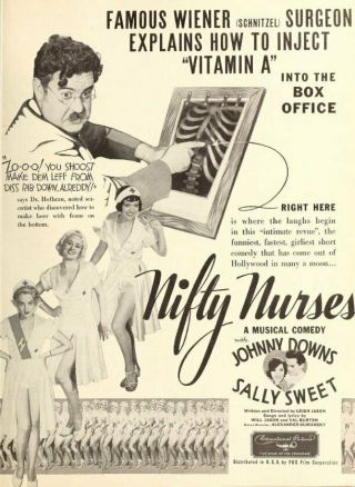 Nifty Nurses 1934 - Billy Gilbert - Johnny Downs - 16mm Musical Comedy Short