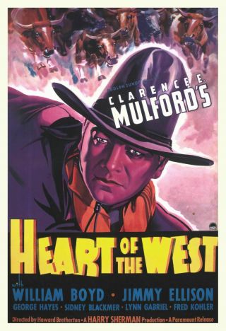 Heart Of The West 1936 - William Boyd As Hopalong Cassidy - 16mm Western Feature