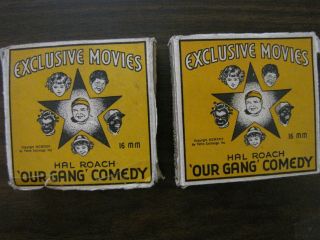 2 - Antique Exclusive 16mm Movies " Our Gang " Comedies By Hal Roach - 1924