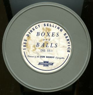 16mm Sound Film - Chevrolet - " Boxes And Balls " - 1955 - Jam Handy Productions
