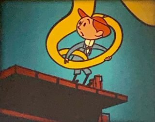 16mm Orig - Ib Tech - Upa Cartoon - Little Boy With A Big Horn - 1953