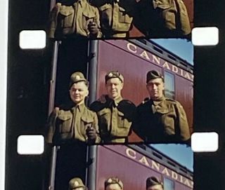 16mm Home Movie 1940’s Edmunston Cdn Military Base Btc No 71 Gunners On Parade