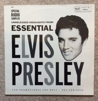 Essential Elvis Presley Rca Promo Lp Not Special Radio Sampler Unplayed