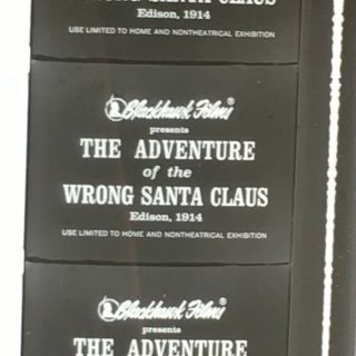 16mm Film Adventure Of The Wrong Santa Claus 1914 Blackhawk Print Music Track