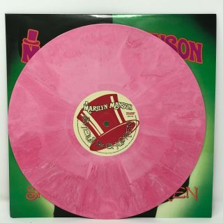Marilyn Manson Smells Like Children Pink Color Vinyl Import Lp Record Mechanical