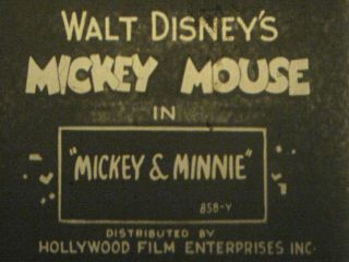 16mm Film Movie Novelty Shorts Happy Hooligan & Mickey Mouse Cartoons,  More