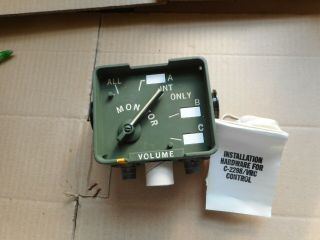 C - 2298/vrc Control For An/vic - 1 Military Intercom Set For Military Vehicle