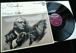 Brahms: Symphony No.  2 - Bruno Walter Philips Hi - Fi Stereo Sabl 182 Ed1 Lp