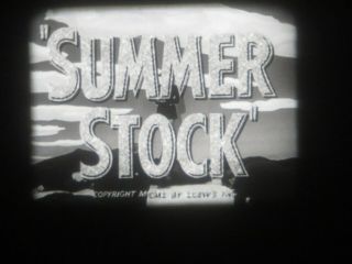 16mm Sound Thearical Trailer " Summer Stock " Print