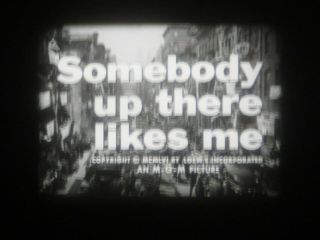 16mm Sound Thearical Trailer " Somebody Up There Likes Me " Print