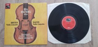 Asd 3483 (1st Ed) Uk Britten & Walton Violin Concts Ida Haendel / Berglund Nm