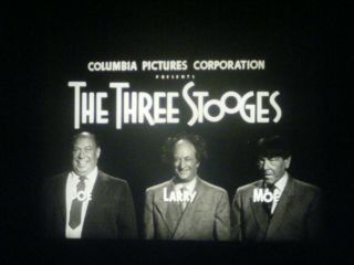 16mm Sound - The Three Stooges - " Fifi Blows Her Top " - 1958 - Larry - Moe - Joe -