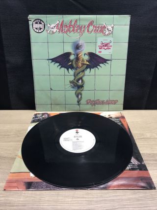 Motley Crue - Dr Feelgood Lp Vinyl 1989 Promo Release