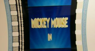 35mm Film Disney Cartoon Runaway Brain Mickey Mouse 1995 Oscar Nominated Minnie