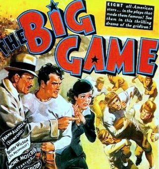 16mm Drama The Big Game Bruce Cabot,  Barbara Pepper,  Billy Gilbert