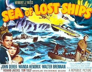 16mm Action - Adv.  Sea Of Lost Ships - John Derek,  Walter Brennen,  Richard Jaeckel