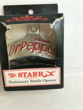Vintage Dr Pepper Bottle Opener Wall Mount 1999